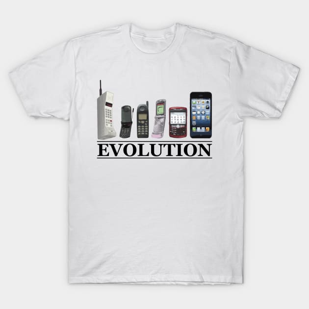 Evolution T-Shirt by thedysfunctionalbutterfly